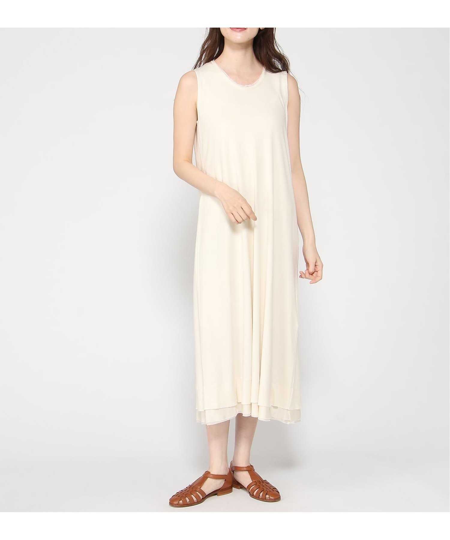 【パドカレ/pas de calais】のレーヨンコットンスムース ワンピース 大人の最旬トレンドファッション＆コーディネート founy(ファウニー) 　ファッション　Fashion　レディースファッション　Fashion for Women　ワンピース　Dresses　フォルム　Silhouette, Form　リアル　Real, Realistic　 other-1|ID: prp329100004989712 ipo3291000000037375279