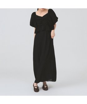 【ビームス ウイメン/BEAMS】のペプラム パフスリーブ ワンピース 大人の最旬トレンドファッション＆コーディネート founy(ファウニー) ファッション Fashion レディースファッション Fashion for Women ワンピース Dresses インナー Innerwear サンダル Sandals, Summer Shoes シャーリング Shirring, Ruched スリーブ Sleeve, Long Sleeve / Short Sleeve ドッキング Docking, Mixed Material バランス Balance, Style Balance フィット Fit, Slim Fit フリル Frill, Ruffle ペプラム Peplum, Flared Hem おすすめ Recommended / Our Picks |ID:prp329100004989716