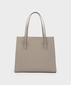 【チャールズ アンド キース/CHARLES & KEITH】のクラシックダブルハンドル トートバッグ 大人の最旬トレンドファッション＆コーディネート founy(ファウニー) ファッション Fashion レディースファッション Fashion for Women バッグ Bags フェイクレザー Faux Leather, PU Leather フォルム Silhouette, Form フォーマル Formal, Dressy ベーシック Basic, Essential ワーク Workwear, Utility Style thumbnail Taupe|ID: prp329100004989762 ipo3291000000037375612