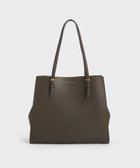 【チャールズ アンド キース/CHARLES & KEITH】のクラシックダブルハンドル トートバッグ 大人の最旬トレンドファッション＆コーディネート founy(ファウニー) ファッション Fashion レディースファッション Fashion for Women バッグ Bags フェイクレザー Faux Leather, PU Leather フォルム Silhouette, Form フォーマル Formal, Dressy ベーシック Basic, Essential ワーク Workwear, Utility Style thumbnail DarkMoss|ID: prp329100004989762 ipo3291000000037375613