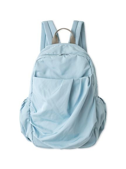 【エミ/emmi】の【ONLINE限定カラー】eco 撥水ギャザーボディーバックパック インテリア・キッズ・メンズ・レディースファッション・服の通販 founy(ファウニー) 　雑誌掲載アイテム　Magazine Picks & Fashion Features　ファッション雑誌　Fashion Magazines　ビジンヒャッカ　美人百花　バイラ　BAILA　クラッシィ　CLASSY.　オトナミューズ　otona MUSE　ファッション　Fashion　レディースファッション　Fashion for Women　バッグ　Bags　春　Spring　ギャザー　Gathered, Ruffled　コンパクト　Compact, Small Size　11月号　November Issue　12月号　December Issue　スマート　Smart, Elegant　雑誌　Magazine, Fashion Magazine　タンブラー　Tumbler, Travel Mug　8月号　August Issue, Aug. Edition　ポケット　Pocket, Pocket Detail　おすすめ　Recommended / Our Picks　夏　Summer　ギフト プレゼント　Gift / Present　ビジネス 仕事 通勤　Business / Work / Commuting　SAX[083]|ID: prp329100004989767 ipo3291000000037375653