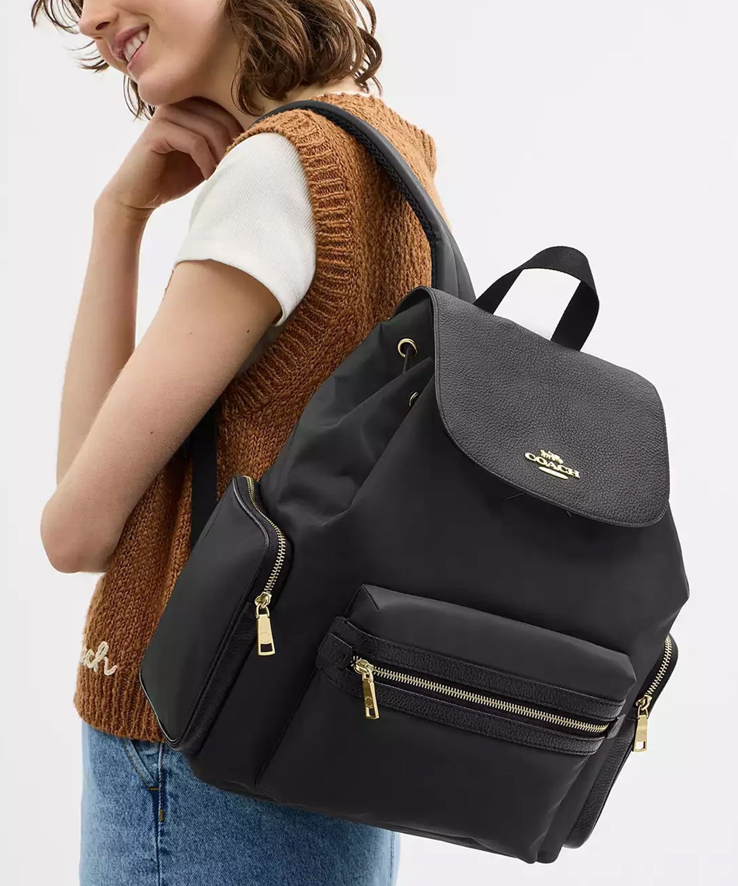 【コーチ/COACH】のオンライン限定【公式】マザーズバッグ バックパック 大人の最旬トレンドファッション＆コーディネート founy(ファウニー) 　ファッション　Fashion　レディースファッション　Fashion for Women　バッグ　Bags　アウトレット　Outlet / Clearance　シューズ　Shoes, Footwear　ドローストリング　Drawstring, Pull Cord　ポケット　Pocket, Pocket Detail　ラップ　Wrap, Wrap Design　リュック　Backpack, Rucksack　財布　Wallet, Purse　 other-1|ID: prp329100004989768 ipo3291000000037375655