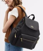 【コーチ/COACH】のオンライン限定【公式】マザーズバッグ バックパック 大人の最旬トレンドファッション＆コーディネート founy(ファウニー) ファッション Fashion レディースファッション Fashion for Women バッグ Bags アウトレット Outlet / Clearance シューズ Shoes, Footwear ドローストリング Drawstring, Pull Cord ポケット Pocket, Pocket Detail ラップ Wrap, Wrap Design リュック Backpack, Rucksack 財布 Wallet, Purse thumbnail BLACK|ID: prp329100004989768 ipo3291000000037375656