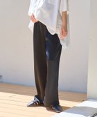 【クロスマルシェ/cross marche / KIDS】のサテンワイド マタニティパンツ(マタニティ~産後)妊婦服 産前・産後対応 大人の最旬トレンドファッション＆コーディネート founy(ファウニー) ファッション Fashion キッズファッション Fashion for Kids ボトムス Bottoms とろみ Fluid, Flowy Fabric なめらか Smooth, Silky Texture カットソー Cut and Sewn Top サテン Satin, Glossy Fabric スマート Smart, Elegant フィット Fit, Slim Fit ポケット Pocket, Pocket Detail リラックス Relax, Relaxed Fit ワイド Wide, Wide Fit エレガント 上品 Elegant thumbnail ブラック|ID: prp329100004989798 ipo3291000000037375800
