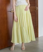 【クロスマルシェ/cross marche / KIDS】のドビー楊柳ティアードスカート(マタニティ/ 妊婦服)産前・産後対応 大人の最旬トレンドファッション＆コーディネート founy(ファウニー) ファッション Fashion キッズファッション Fashion for Kids ティアードスカート Tiered Skirt, Flounced Skirt バランス Balance, Style Balance thumbnail イエロー|ID: prp329100004989799 ipo3291000000037375804