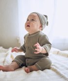 【クロスマルシェ/cross marche / KIDS】の【親子でお揃い】ワッフルベビー退院着 大人の最旬トレンドファッション＆コーディネート founy(ファウニー) ファッション Fashion キッズファッション Fashion for Kids おすすめ Recommended / Our Picks ギフト プレゼント Gift / Present ベビー Baby, Babywear ワッフル Waffle, Waffle Knit 巾着 Drawstring Bag, Kinchaku 帽子 Hat, Headwear thumbnail カーキ|ID: prp329100004989809 ipo3291000000037375839