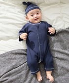 【クロスマルシェ/cross marche / KIDS】の【親子でお揃い】ワッフルベビー退院着 大人の最旬トレンドファッション＆コーディネート founy(ファウニー) ファッション Fashion キッズファッション Fashion for Kids おすすめ Recommended / Our Picks ギフト プレゼント Gift / Present ベビー Baby, Babywear ワッフル Waffle, Waffle Knit 巾着 Drawstring Bag, Kinchaku 帽子 Hat, Headwear thumbnail ネイビー|ID: prp329100004989809 ipo3291000000037375840