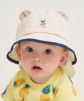 【エフオー オンラインストア/F.O.Online Store / KIDS】のくま耳付きベビー帽子 大人の最旬トレンドファッション＆コーディネート founy(ファウニー) ファッション Fashion キッズファッション Fashion for Kids ベビー Baby, Babywear 帽子 Hat, Headwear |ID:prp329100004989837