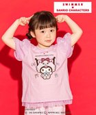【ベベ オンライン ストア/BEBE ONLINE STORE / KIDS】の【SWIMMERxサンリオキャラクターズxSLAPSLIP】パフスリーブレーシ-天竺半袖Tシャツ(80~130cm) 大人の最旬トレンドファッション＆コーディネート founy(ファウニー) ファッション Fashion キッズファッション Fashion for Kids イエロー Yellow 春 Spring キャミ Camisole, Cami Top キャラクター Character, Licensed Characters コラボ Collaboration, Collab コレクション Collection, Seasonal Line スリーブ Sleeve, Long Sleeve / Short Sleeve チュール Tulip, Tulip Motif ハンカチ Handkerchief, Hanky パープル Purple, Violet フリル Frill, Ruffle フレンチ French, French Style プリント Print, Printed Pattern 半袖 Short Sleeve, Half Sleeve リボン Ribbon, Bow リュック Backpack, Rucksack レーシー Lacy, Lace-Like レース Lace, Lace Fabric S/S・春夏 SS, Spring/Summer, Warm Season 夏 Summer エレガント 上品 Elegant 2026年 2026 2026春夏・S/S Spring/Summer 2026 SS26 thumbnail パープル|ID: prp329100004989840 ipo3291000000037376025