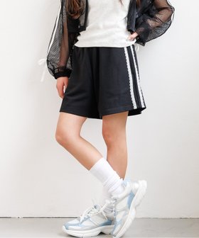 【エフオー オンラインストア/F.O.Online Store / KIDS】の【puchily プチプラライン】サイドレースラインショーパン 大人の最旬トレンドファッション＆コーディネート founy(ファウニー) ファッション Fashion キッズファッション Fashion for Kids トレンド Trend, Trending Now プチプライス・低価格 Affordable / Budget Price ボトム Bottoms, Lower Wear リアル Real, Realistic |ID:prp329100004989882