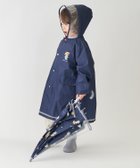 【ナルミヤ オンライン/NARUMIYA ONELINE / KIDS】のレインコート 大人の最旬トレンドファッション＆コーディネート founy(ファウニー) ファッション Fashion キッズファッション Fashion for Kids アウター Coat Outerwear /Kids おすすめ Recommended / Our Picks カラフル Colorful Design ジップ Zip, Zipper フロント Front, Front Design ポケット Pocket, Pocket Detail ワンポイント One Point, Statement Accent 人気 Popular, Best Seller 傘 Umbrella, Parasol thumbnail 紺|ID: prp329100004989883 ipo3291000000037376298
