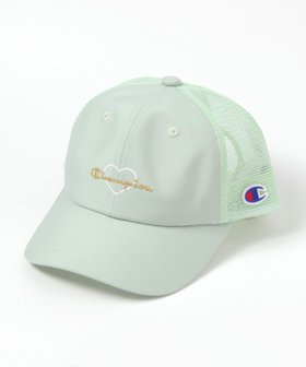 【ベイフロー/BAYFLOW / KIDS】の【Champion(チャンピオン)】ハートメッシュCAP(KIDS) 大人の最旬トレンドファッション＆コーディネート founy(ファウニー) ファッション Fashion キッズファッション Fashion for Kids アウトドア Outdoor Clothing キャップ Cap, Baseball Cap キャンバス Canvas, Canvas Fabric ニューヨーク New York, NYC Style フロント Front, Front Design メッシュ Mesh, Net Fabric レース Lace, Lace Fabric |ID:prp329100004989887