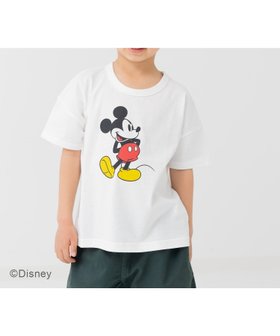 【チルツー/chil2 / KIDS】のディズニー ミッキーマウス/半袖Tシャツ 大人の最旬トレンドファッション＆コーディネート founy(ファウニー) ファッション Fashion キッズファッション Fashion for Kids クラシック Classic, Timeless Style プリント Print, Printed Pattern 半袖 Short Sleeve, Half Sleeve 定番 Standard, Basic Item |ID:prp329100004989898