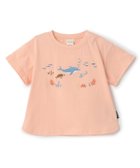 【ナルミヤ オンライン/NARUMIYA ONELINE / KIDS】の【接触冷感】海の生き物刺しゅうTシャツ 大人の最旬トレンドファッション＆コーディネート founy(ファウニー) ファッション Fashion キッズファッション Fashion for Kids thumbnail ライト オレンジ|ID: prp329100004989901 ipo3291000000037376393