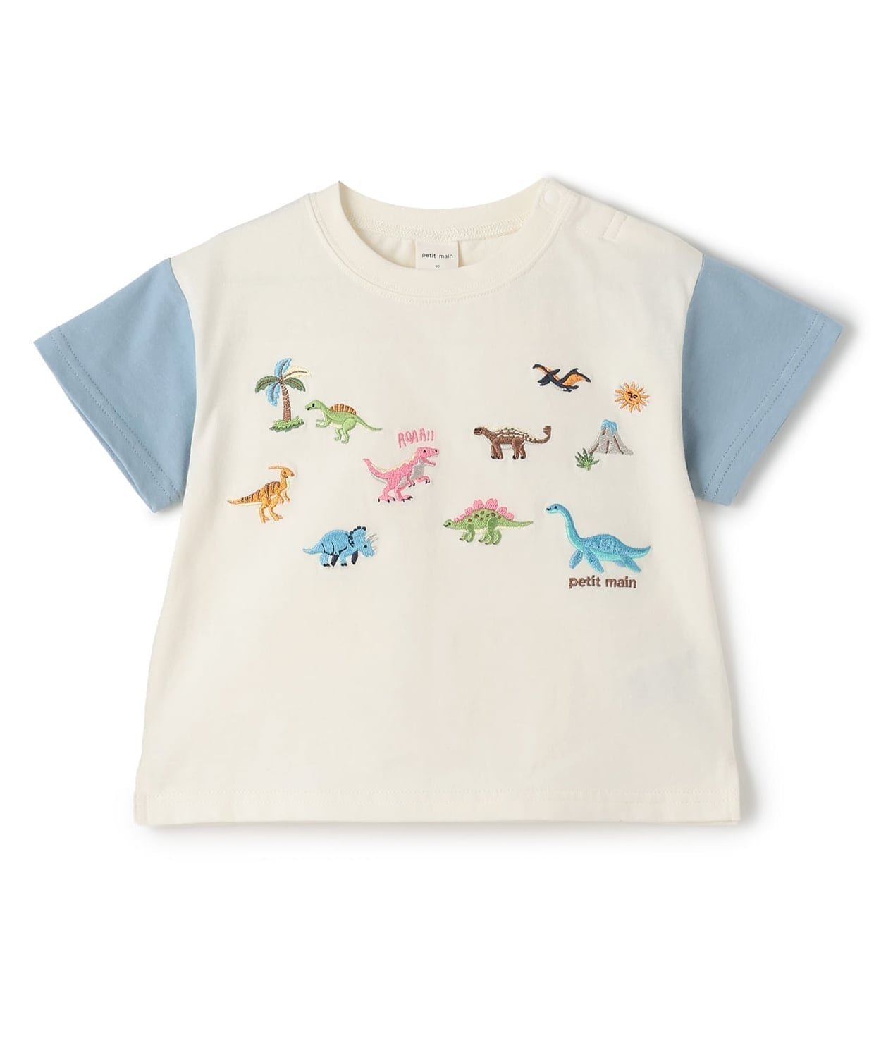 【ナルミヤ オンライン/NARUMIYA ONELINE / KIDS】の【接触冷感】恐竜刺しゅう半袖Tシャツ 大人の最旬トレンドファッション&コーディネート founy(ファウニー) ファッション Fashion キッズファッション Fashion for Kids カラフル Colorful Design ベーシック Basic, Essential 半袖 Short Sleeve, Half Sleeve other-1|ID: prp329100004989903 ipo3291000000037400597