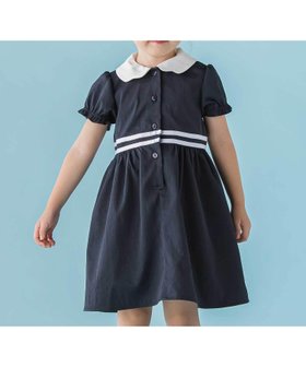 【ベベ オンライン ストア/BEBE ONLINE STORE / KIDS】の【店舗限定】リボン刺しゅう 無地 襟付きワンピース(95~150cm) 大人の最旬トレンドファッション＆コーディネート founy(ファウニー) ファッション Fashion キッズファッション Fashion for Kids ワンピース Dresses 春 Spring ギャザー Gathered, Ruffled クラシカル Classical, Vintage-Inspired シンプル Simple, Minimal スタンダード Standard, Basic スリーブ Sleeve, Long Sleeve / Short Sleeve トレンド Trend, Trending Now 無地 Plain, Solid Color リボン Ribbon, Bow S/S・春夏 SS, Spring/Summer, Warm Season 夏 Summer エレガント 上品 Elegant 2026年 2026 2026春夏・S/S Spring/Summer 2026 SS26 |ID:prp329100004989904
