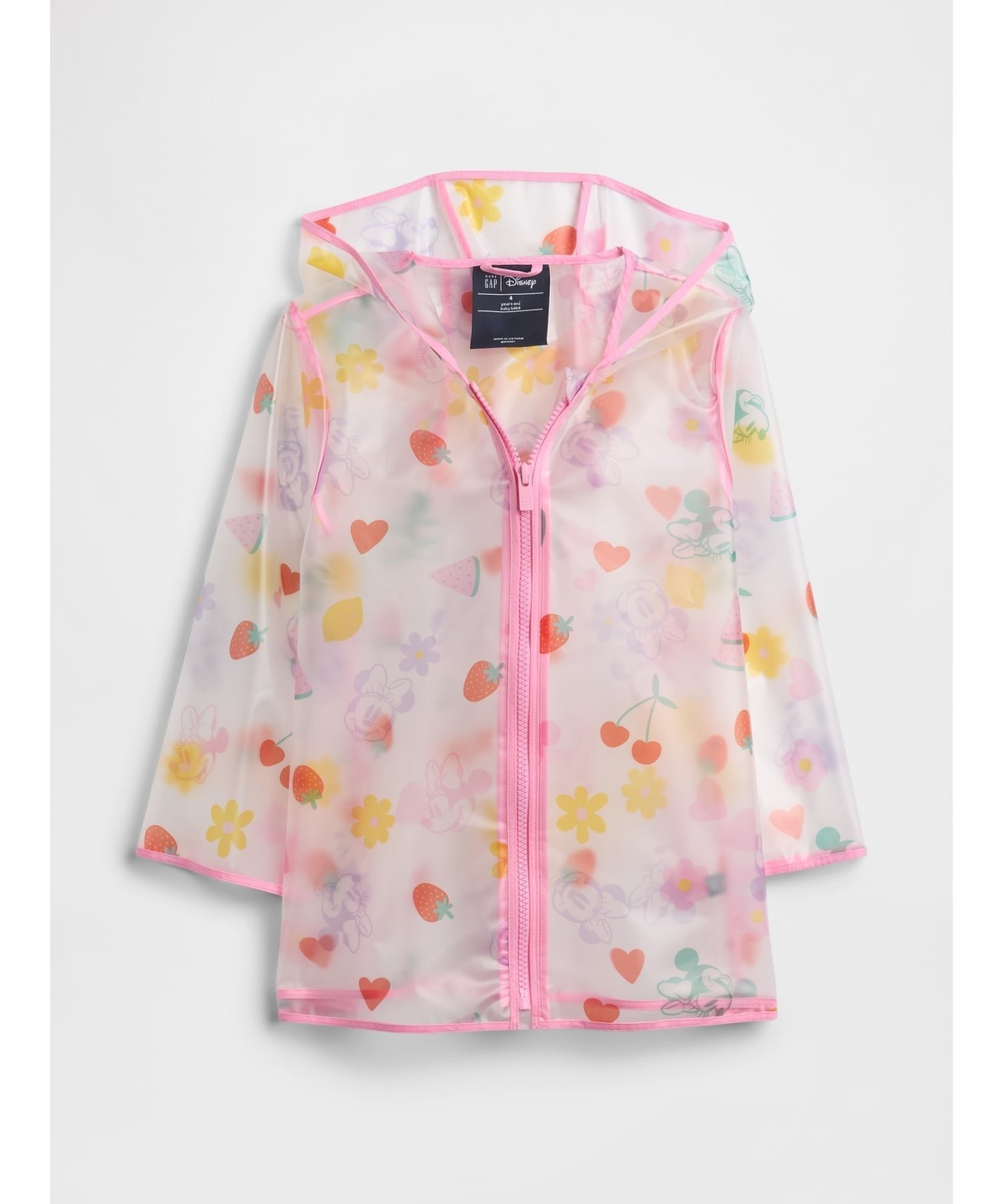 【ギャップ/GAP / KIDS】のbabyGap × ディズニー ミニーマウス レインジャケット 大人の最旬トレンドファッション＆コーディネート founy(ファウニー) 　ファッション　Fashion　キッズファッション　Fashion for Kids　アウター　Coat Outerwear /Kids　キャラクター　Character, Licensed Characters　コレクション　Collection, Seasonal Line　ストレート　Straight, Straight Cut　スペシャル　Special, Limited Edition　フィット　Fit, Slim Fit　フロント　Front, Front Design　プリント　Print, Printed Pattern　リラックス　Relax, Relaxed Fit　長袖　Long Sleeve, Full Sleeve　 other-1|ID: prp329100004989929 ipo3291000000037376538
