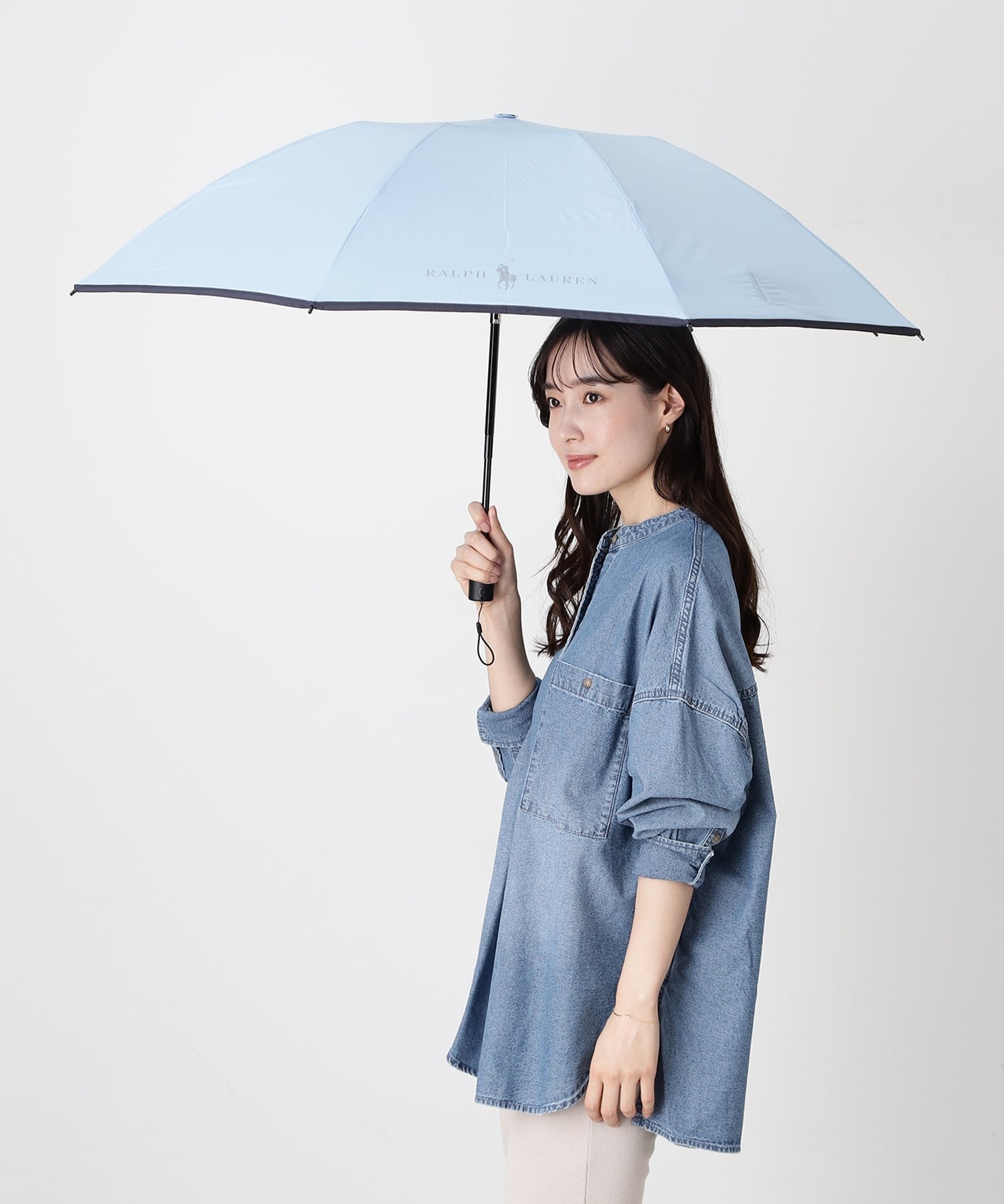 【ムーンバット/MOONBAT / MEN】のPOLO RALPH LAUREN/【WEB限定】雨傘 FLAG BEAR 自動開閉傘 インテリア・キッズ・メンズ・レディースファッション・服の通販 founy(ファウニー) 　ファッション　Fashion　メンズファッション　Fashion for Men　コンパクト　Compact, Small Size　フォルム　Silhouette, Form　傘　Umbrella, Parasol　サックスブルー|ID: prp329100004989941 ipo3291000000037376607