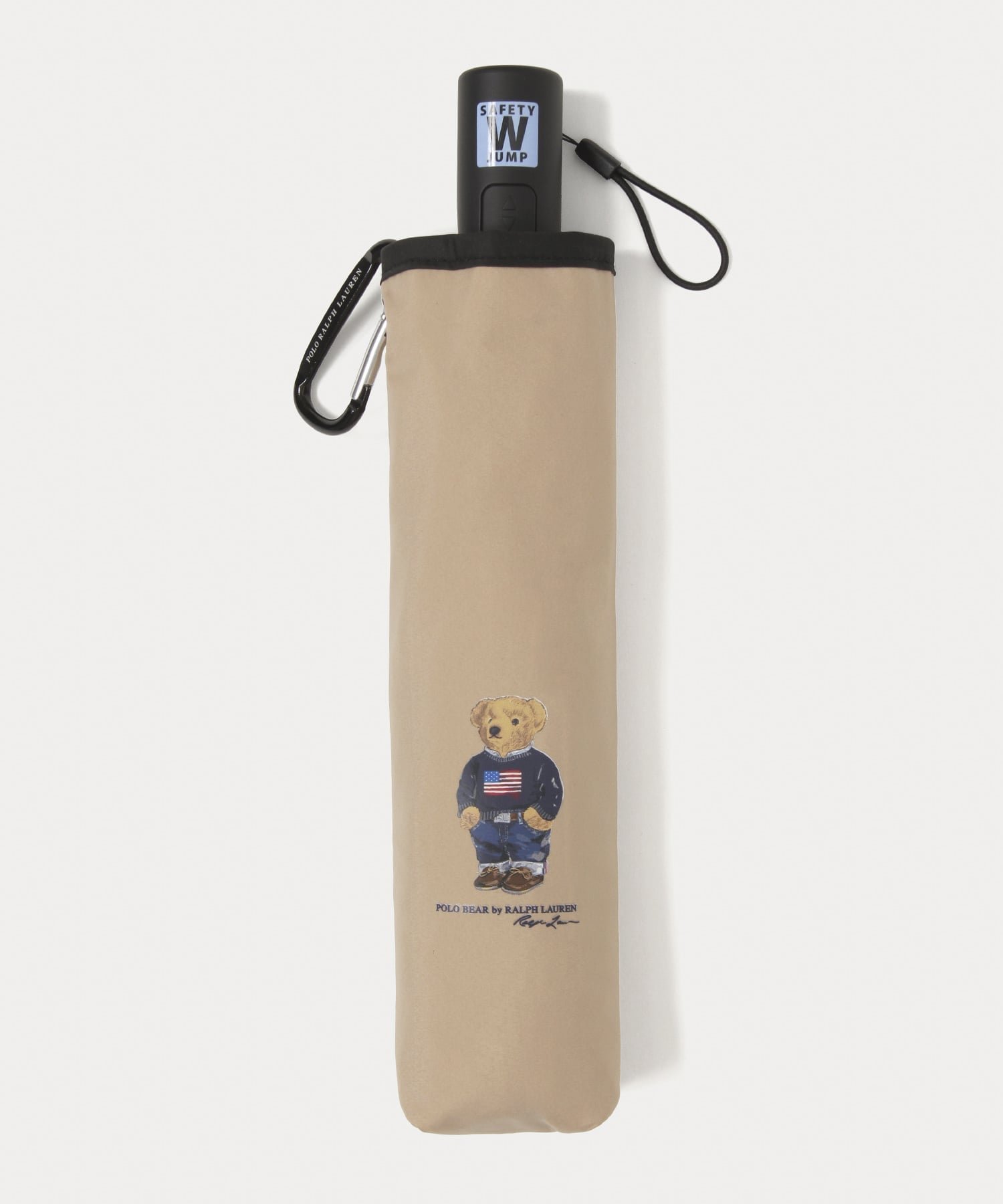 【ムーンバット/MOONBAT / MEN】のPOLO RALPH LAUREN/【WEB限定】雨傘 FLAG BEAR 自動開閉傘 インテリア・キッズ・メンズ・レディースファッション・服の通販 founy(ファウニー) 　ファッション　Fashion　メンズファッション　Fashion for Men　コンパクト　Compact, Small Size　フォルム　Silhouette, Form　傘　Umbrella, Parasol　ベージュ|ID: prp329100004989941 ipo3291000000037376610