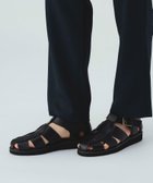 【ビームス ハート/BEAMS HEART / MEN】のグルカサンダル 大人の最旬トレンドファッション＆コーディネート founy(ファウニー) ファッション Fashion メンズファッション Fashion for Men シューズ Shoes, Footwear トレンド Trend, Trending Now フェイクレザー Faux Leather, PU Leather 夏 Summer 春 Spring S/S・春夏 SS, Spring/Summer, Warm Season thumbnail BLACK|ID: prp329100004989946 ipo3291000000037376634