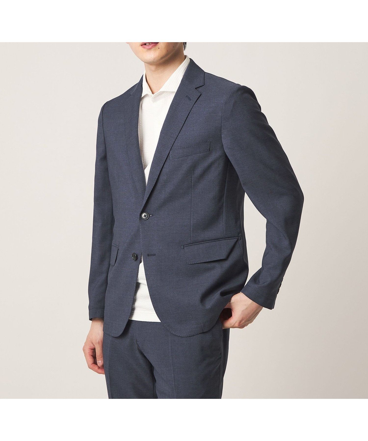 【ユナイテッドアローズ/UNITED ARROWS / MEN】のNTSツイル 2ボタン ジャケット-セットアップ対応・吸水速乾・マシンウォッシャブル- A DAY IN THE LIFE インテリア・キッズ・メンズ・レディースファッション・服の通販 founy(ファウニー) 　ファッション　Fashion　メンズファッション　Fashion for Men　セットアップ　Matching Sets　吸水　Absorbent, Quick-Dry　ジャケット　Jacket, Outerwear　スタンダード　Standard, Basic　スーツ　Suit, Formalwear　セットアップ　Set-Up, Coordinated Outfit　ツイル　Twist, Twisted Detail　トレンド　Trend, Trending Now　バランス　Balance, Style Balance　フラップ　Flap, Flap Pocket　ベーシック　Basic, Essential　ポケット　Pocket, Pocket Detail　アウトレット　Outlet / Clearance　おすすめ　Recommended / Our Picks　ビジネス 仕事 通勤　Business / Work / Commuting　ROYAL|ID: prp329100004989947 ipo3291000000037376639