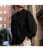 【シルバーバレット/SILVER BULLET / MEN】のCavariA スキッパースタンドカラーオーバー長袖シャツ 大人の最旬トレンドファッション＆コーディネート founy(ファウニー) ファッション Fashion メンズファッション Fashion for Men インナー Innerwear ジップ Zip, Zipper スタンド Stand Collar, Upright Stand トレンド Trend, Trending Now 長袖 Long Sleeve, Full Sleeve フロント Front, Front Design リラックス Relax, Relaxed Fit thumbnail BLK|ID: prp329100004989948 ipo3291000000037376642