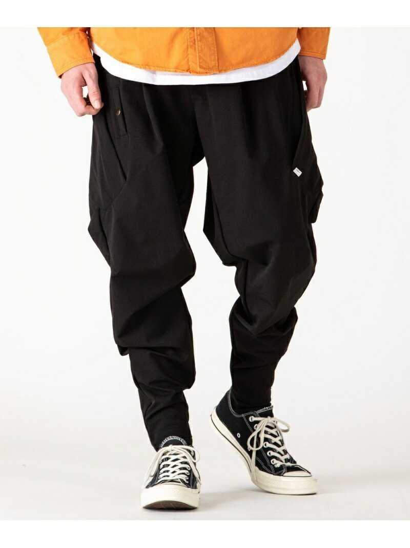 【レアセル/rehacer】のrehacer Tactical Tapered Pants インテリア・キッズ・メンズ・レディースファッション・服の通販 founy(ファウニー) 　ファッション　Fashion　レディースファッション　Fashion for Women　パンツ　Pants & Trousers　ストレッチ　Stretch, Stretchy Fabric　スリム　Slim, Slim Fit　テーパード　Tapered, Tapered Pants　ドレープ　Drape, Draping Fabric　ポケット　Pocket, Pocket Detail　Black|ID: prp329100004989967 ipo3291000000037376725