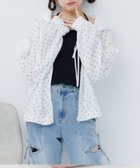 【レトロガール/RETRO GIRL】のレースフリルワッフルBZ 大人の最旬トレンドファッション＆コーディネート founy(ファウニー) ファッション Fashion レディースファッション Fashion for Women シンプル Simple, Minimal ジップ Zip, Zipper センター Center, Center Line フリル Frill, Ruffle フロント Front, Front Design ブルゾン Blouson, Bomber Jacket ボトム Bottoms, Lower Wear レース Lace, Lace Fabric ワッフル Waffle, Waffle Knit ワンポイント One Point, Statement Accent 春 Spring thumbnail ホワイト/柄|ID: prp329100004989997 ipo3291000000037376884