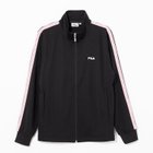【フィラ/FILA】のLOGO TAPED JERSEY JACKET 大人の最旬トレンドファッション＆コーディネート founy(ファウニー) ファッション Fashion レディースファッション Fashion for Women アウター Coat / Outerwear Collection レディースジャケット・軽アウター Jackets スタンド Stand Collar, Upright Stand スポーティ Sporty, Casual Athletic 吸水 Absorbent, Quick-Dry thumbnail BK0|ID: prp329100004989999 ipo3291000000037376897