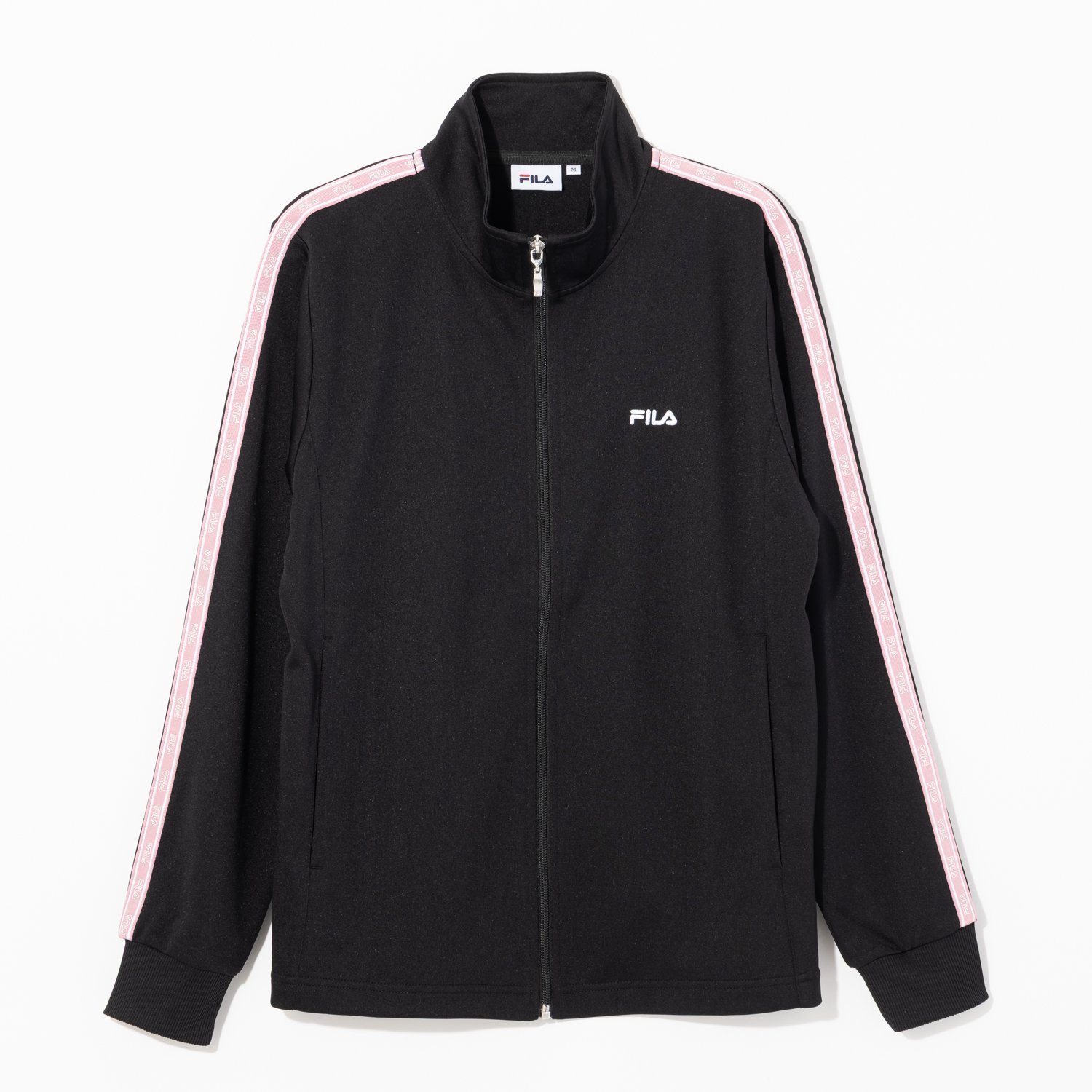 【フィラ/FILA】のLOGO TAPED JERSEY JACKET インテリア・キッズ・メンズ・レディースファッション・服の通販 founy(ファウニー) 　ファッション　Fashion　レディースファッション　Fashion for Women　アウター　Coat / Outerwear Collection　レディースジャケット・軽アウター　Jackets　スタンド　Stand Collar, Upright Stand　スポーティ　Sporty, Casual Athletic　吸水　Absorbent, Quick-Dry　BK0|ID: prp329100004989999 ipo3291000000037376897