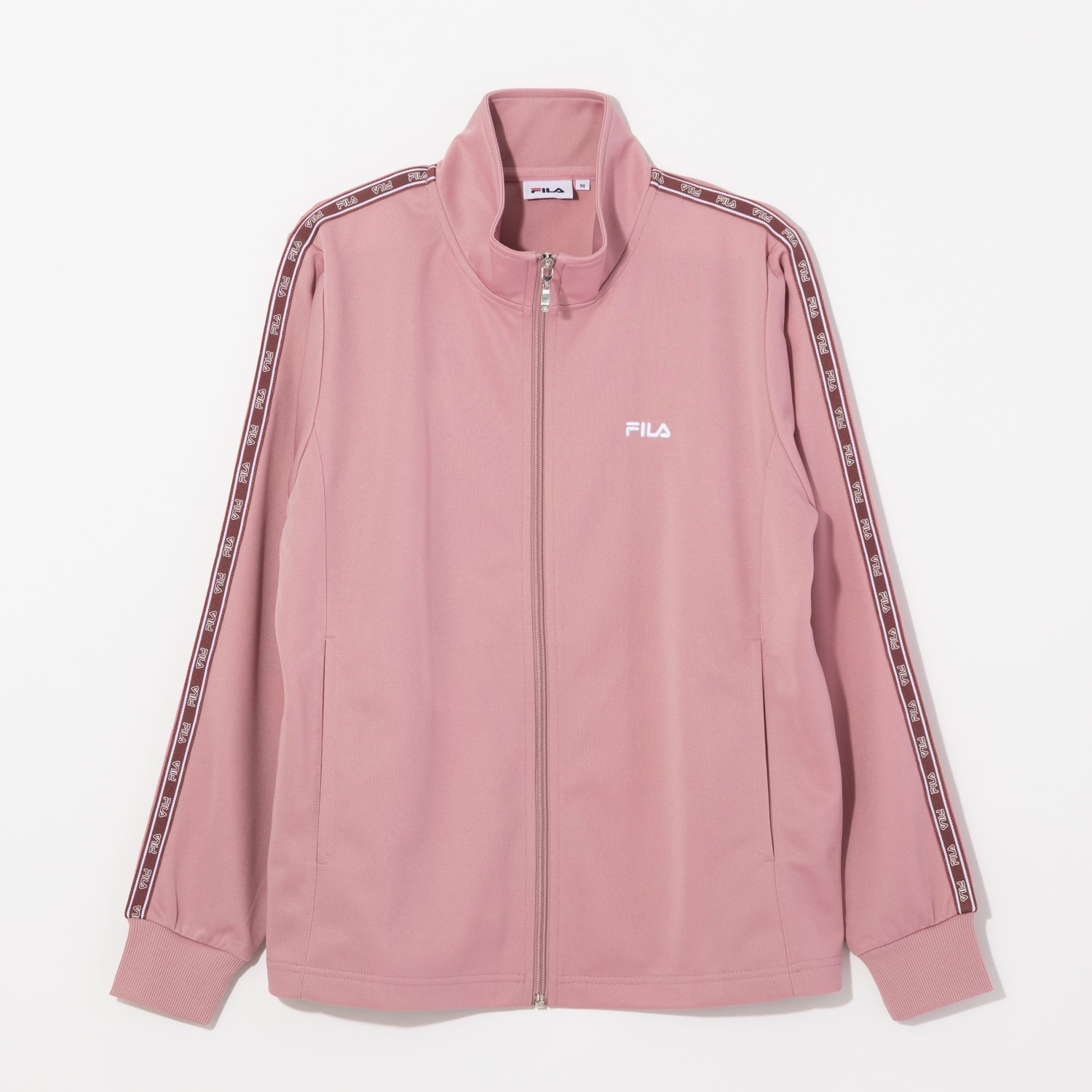 【フィラ/FILA】のLOGO TAPED JERSEY JACKET インテリア・キッズ・メンズ・レディースファッション・服の通販 founy(ファウニー) 　ファッション　Fashion　レディースファッション　Fashion for Women　アウター　Coat / Outerwear Collection　レディースジャケット・軽アウター　Jackets　スタンド　Stand Collar, Upright Stand　スポーティ　Sporty, Casual Athletic　吸水　Absorbent, Quick-Dry　PK0|ID: prp329100004989999 ipo3291000000037376899