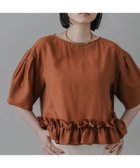 【アパートバイローリーズ/apart by lowrys】の【接触冷感】フリルヘムブラウス 大人の最旬トレンドファッション＆コーディネート founy(ファウニー) ファッション Fashion レディースファッション Fashion for Women トップス・カットソー Cut & Sew Tops シャツ・ブラウス・オフィスカジュアル Elegant Blouses & Button-Ups おすすめ Recommended / Our Picks シフォン Chiffon, Lightweight Fabric シンプル Simple, Minimal スラックス Slacks, Dress Pants デニム Denim, Jeans Material フェミニン Feminine, Girly フリル Frill, Ruffle ボトム Bottoms, Lower Wear ミックス Mix, Mixed Style ワイド Wide, Wide Fit エレガント 上品 Elegant 夏 Summer thumbnail テラコッタ|ID: prp329100004990027 ipo3291000000037377039