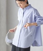 【シップス/SHIPS】の洗濯機可能 ピン オックス 刺繍 シャツ 大人の最旬トレンドファッション＆コーディネート founy(ファウニー) ファッション Fashion レディースファッション Fashion for Women トップス・カットソー Cut & Sew Tops シャツ・ブラウス・オフィスカジュアル Elegant Blouses & Button-Ups インナー Innerwear オックス Oxford Fabric コンパクト Compact, Small Size 定番 Standard, Basic Item フォルム Silhouette, Form ベビー Baby, Babywear ポケット Pocket, Pocket Detail レギュラー Regular, Standard Fit ワンポイント One Point, Statement Accent 2026年 2026 2026春夏・S/S Spring/Summer 2026 SS26 thumbnail ブルー|ID: prp329100004990029 ipo3291000000037377061
