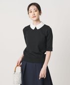 【ユナイテッドアローズ/UNITED ARROWS】のレディー フラワー ビジュー ニット 大人の最旬トレンドファッション＆コーディネート founy(ファウニー) ファッション Fashion レディースファッション Fashion for Women トップス・カットソー Cut & Sew Tops ニット Knit Tops & Sweaters シンプル Simple, Minimal スパンコール Sequins, Sequin Embellishment ビジュー Bijou, Jewel-like Accent フェミニン Feminine, Girly フラワー Flower, Floral thumbnail BLACK|ID: prp329100004990037 ipo3291000000037377119