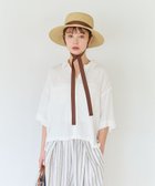 【ベイフロー/BAYFLOW】のリネンクロップド半袖シャツ オフホワイト11|ID: prp329100004990039 ipo3291000000037377127