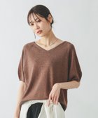 【グローバルワーク/GLOBAL WORK】のリネン混ニット2WAYプルオーバー半袖/147712 大人の最旬トレンドファッション＆コーディネート founy(ファウニー) ファッション Fashion レディースファッション Fashion for Women トップス・カットソー Cut & Sew Tops ニット Knit Tops & Sweaters カジュアルプルオーバー・ニットトップス Pullovers & Knit Tops / Casual Pullovers おすすめ Recommended / Our Picks カーディガン Cardigan, Knitwear コンパクト Compact, Small Size サマー Summer, Summer Style フォルム Silhouette, Form リネン Linen, Linen Fabric ワイド Wide, Wide Fit エレガント 上品 Elegant ビジネス 仕事 通勤 Business / Work / Commuting 半袖 Short Sleeve, Half Sleeve 夏 Summer 洗える Machine Washable thumbnail ダークブラウン58|ID: prp329100004990046 ipo3291000000037377166