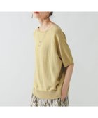 【グローバルワーク/GLOBAL WORK】のリネン混ニット2WAYプルオーバー半袖/147712 大人の最旬トレンドファッション＆コーディネート founy(ファウニー) ファッション Fashion レディースファッション Fashion for Women トップス・カットソー Cut & Sew Tops ニット Knit Tops & Sweaters カジュアルプルオーバー・ニットトップス Pullovers & Knit Tops / Casual Pullovers おすすめ Recommended / Our Picks カーディガン Cardigan, Knitwear コンパクト Compact, Small Size サマー Summer, Summer Style フォルム Silhouette, Form リネン Linen, Linen Fabric ワイド Wide, Wide Fit エレガント 上品 Elegant ビジネス 仕事 通勤 Business / Work / Commuting 半袖 Short Sleeve, Half Sleeve 夏 Summer 洗える Machine Washable thumbnail アッシュイエロー63|ID: prp329100004990046 ipo3291000000037377167