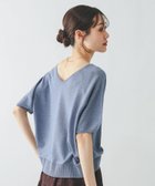 【グローバルワーク/GLOBAL WORK】のリネン混ニット2WAYプルオーバー半袖/147712 大人の最旬トレンドファッション＆コーディネート founy(ファウニー) ファッション Fashion レディースファッション Fashion for Women トップス・カットソー Cut & Sew Tops ニット Knit Tops & Sweaters カジュアルプルオーバー・ニットトップス Pullovers & Knit Tops / Casual Pullovers おすすめ Recommended / Our Picks カーディガン Cardigan, Knitwear コンパクト Compact, Small Size サマー Summer, Summer Style フォルム Silhouette, Form リネン Linen, Linen Fabric ワイド Wide, Wide Fit エレガント 上品 Elegant ビジネス 仕事 通勤 Business / Work / Commuting 半袖 Short Sleeve, Half Sleeve 夏 Summer 洗える Machine Washable thumbnail フェードブルー86|ID: prp329100004990046 ipo3291000000037377168