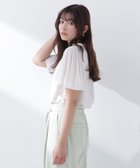 【ナチュラル ビューティー ベーシック/NATURAL BEAUTY BASIC】の楊柳フレアスリーブブラウス 大人の最旬トレンドファッション＆コーディネート founy(ファウニー) ファッション Fashion レディースファッション Fashion for Women トップス・カットソー Cut & Sew Tops シャツ・ブラウス・オフィスカジュアル Elegant Blouses & Button-Ups プリーツ Pleats, Pleated thumbnail オフホワイト1|ID: prp329100004990048 ipo3291000000037377174