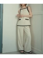 【リリーブラウン/Lily Brown】のカットツイードセットアップ 大人の最旬トレンドファッション＆コーディネート founy(ファウニー) ファッション Fashion レディースファッション Fashion for Women セットアップ Matching Sets アメリカン American Style カットソー Cut and Sewn Top ストレート Straight, Straight Cut スペシャル Special, Limited Edition スマート Smart, Elegant スリーブ Sleeve, Long Sleeve / Short Sleeve セットアップ Set-Up, Coordinated Outfit トレンド Trend, Trending Now 旅行 Travel thumbnail IVR[003]|ID: prp329100004990053 ipo3291000000037377192