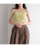 【ローリーズファーム/LOWRYS FARM】のスタイルUPクロスカップキャミ 大人の最旬トレンドファッション＆コーディネート founy(ファウニー) ファッション Fashion レディースファッション Fashion for Women トップス・カットソー Cut & Sew Tops キャミソール&ノースリーブ Camisoles & Sleeveless Tops キャミソール Camisole, Spaghetti Strap Top クロップド Cropped, Short Length テレコ Ribbed, Rib Stitch バランス Balance, Style Balance thumbnail NEWイエロー|ID: prp329100004990055 ipo3291000000037377208