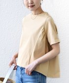 【シップス/SHIPS】の【WEB限定】 接触冷感 オーガニック コットン バック ギャザー トップス 大人の最旬トレンドファッション＆コーディネート founy(ファウニー) ファッション Fashion レディースファッション Fashion for Women トップス・カットソー Cut & Sew Tops オーガニック Organic Cotton カットソー Cut and Sewn Top ギャザー Gathered, Ruffled シンプル Simple, Minimal デニム Denim, Jeans Material ポケット Pocket, Pocket Detail おすすめ Recommended / Our Picks 夏 Summer ビジネス 仕事 通勤 Business / Work / Commuting 2026年 2026 2026春夏・S/S Spring/Summer 2026 SS26 thumbnail ベージュ系|ID: prp329100004990060 ipo3291000000037377231