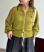 【シーピーシーエム/CPCM】の【U.S. POLO ASSN.】襟付きメッシュカーディガン 大人の最旬トレンドファッション＆コーディネート founy(ファウニー) ファッション Fashion レディースファッション Fashion for Women トップス・カットソー Cut & Sew Tops カーディガン・羽織り Layered Style Cardigans イタリア Italy 春 Spring 秋 Autumn 腕時計 Wristwatch カーディガン Cardigan, Knitwear キャミソール Camisole, Spaghetti Strap Top コレクション Collection, Seasonal Line タンク Tank Top, Sleeveless Top デニム Denim, Jeans Material トレンド Trend, Trending Now メッシュ Mesh, Net Fabric メンズ Men's, Menswear おすすめ Recommended / Our Picks エレガント 上品 Elegant thumbnail ピスタチオ|ID: prp329100004990061 ipo3291000000037377241