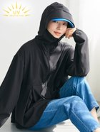 【コカ/COCA】のUVカットタックぺプラムパーカー 大人の最旬トレンドファッション＆コーディネート founy(ファウニー) ファッション Fashion レディースファッション Fashion for Women トップス・カットソー Cut & Sew Tops レディースパーカー・カジュアルフーディー Casual Hoodies & Sweatshirts パーカー Hoodie, Parka thumbnail Black|ID: prp329100004990063 ipo3291000000037377253