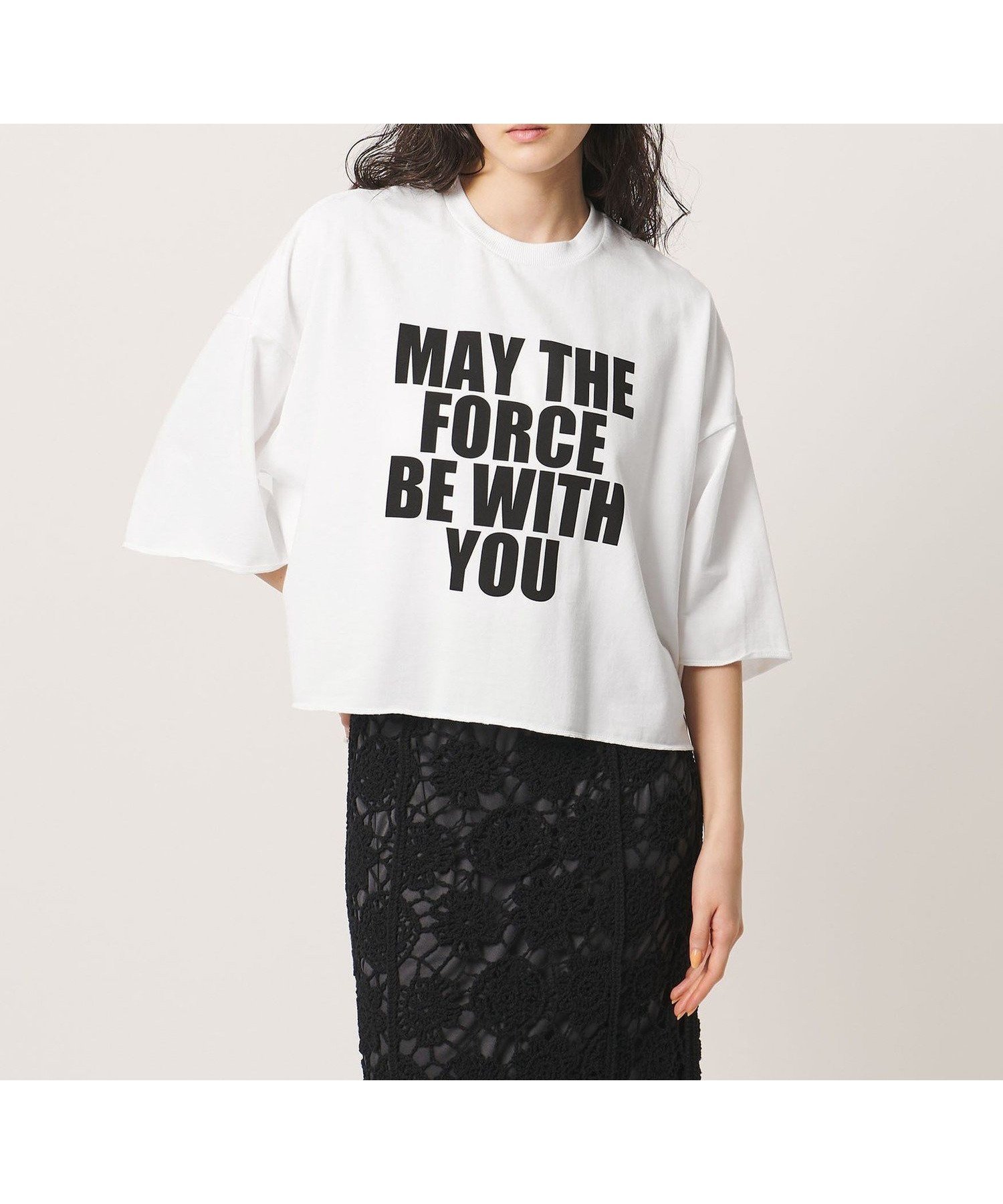 【ユナイテッドアローズ/UNITED ARROWS】のSACRA ビッグロゴ Tシャツ インテリア・キッズ・メンズ・レディースファッション・服の通販 founy(ファウニー) 　ファッション　Fashion　レディースファッション　Fashion for Women　トップス・カットソー　Cut & Sew Tops　シャツ・ブラウス・オフィスカジュアル　Elegant Blouses & Button-Ups　ロングTシャツ・Tシャツ　Longline T-Shirts & Tees　アクセサリー　Fashion Accessories　ビッグ　Big, Oversized　プリント　Print, Printed Pattern　ボックス　Boxy, Box Shape　リラックス　Relax, Relaxed Fit　ワイド　Wide, Wide Fit　WHITE|ID: prp329100004990067 ipo3291000000037377271