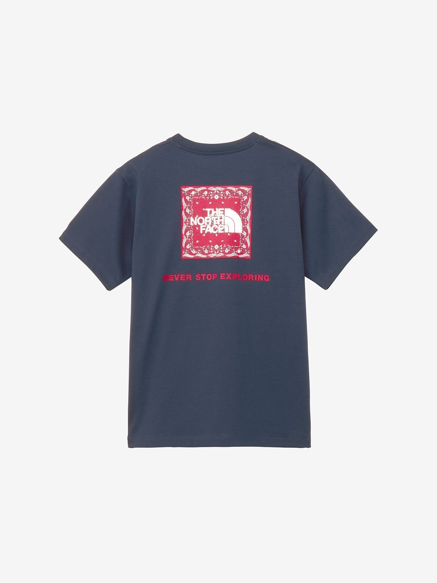 【ザ ノース フェイス/THE NORTH FACE】の【公式】ショートスリーブバンダナスクエアロゴティー(レディース) インテリア・キッズ・メンズ・レディースファッション・服の通販 founy(ファウニー) 　ファッション　Fashion　レディースファッション　Fashion for Women　スクエア　Square, Square Shape　バンダナ　Bandana, Head Scarf　半袖　Short Sleeve, Half Sleeve　アーバンネイビー|ID: prp329100004990071 ipo3291000000037377301