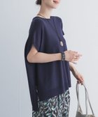 【アーバンリサーチ ドアーズ/URBAN RESEARCH DOORS】のリネン混ブークレニットワイドプルオーバー 大人の最旬トレンドファッション＆コーディネート founy(ファウニー) ファッション Fashion レディースファッション Fashion for Women トップス・カットソー Cut & Sew Tops ニット Knit Tops & Sweaters カジュアルプルオーバー・ニットトップス Pullovers & Knit Tops / Casual Pullovers 2026年 2026 2026春夏・S/S Spring/Summer 2026 SS26 サマー Summer, Summer Style シンプル Simple, Minimal スリット Slit, Slit Detail バランス Balance, Style Balance リネン Linen, Linen Fabric 夏 Summer S/S・春夏 SS, Spring/Summer, Warm Season thumbnail ネイビー|ID: prp329100004990073 ipo3291000000037377320