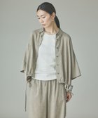 【カレンソロジー/Curensology】のリネンミックスドロストシャツ 大人の最旬トレンドファッション＆コーディネート founy(ファウニー) ファッション Fashion レディースファッション Fashion for Women トップス・カットソー Cut & Sew Tops シャツ・ブラウス・オフィスカジュアル Elegant Blouses & Button-Ups エレガント 上品 Elegant ストレッチ Stretch, Stretchy Fabric セットアップ Set-Up, Coordinated Outfit 人気 Popular, Best Seller フィット Fit, Slim Fit リネン Linen, Linen Fabric おすすめ Recommended / Our Picks thumbnail ベージュ|ID: prp329100004990075 ipo3291000000037377339
