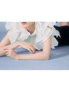 【スナイデル/SNIDEL】のオーガンジーフリルブラウス 大人の最旬トレンドファッション＆コーディネート founy(ファウニー) ファッション Fashion レディースファッション Fashion for Women トップス・カットソー Cut & Sew Tops シャツ・ブラウス・オフィスカジュアル Elegant Blouses & Button-Ups イエロー Yellow インナー Innerwear ウェーブ Wavy Pattern オーガンジー Organza Fabric シフォン Chiffon, Lightweight Fabric スマート Smart, Elegant ハイネック High Neck, Mock Neck バランス Balance, Style Balance フリル Frill, Ruffle おすすめ Recommended / Our Picks エレガント 上品 Elegant thumbnail IVR[003]|ID: prp329100004990082 ipo3291000000037377372