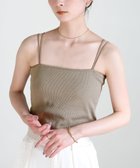 【セレクトモカ/SELECT MOCA】のダブルストラップカップ付きキャミソール 大人の最旬トレンドファッション＆コーディネート founy(ファウニー) ファッション Fashion レディースファッション Fashion for Women トップス・カットソー Cut & Sew Tops キャミソール&ノースリーブ Camisoles & Sleeveless Tops おすすめ Recommended / Our Picks アンダー Underwear Essentials キャミ Camisole, Cami Top キャミソール Camisole, Spaghetti Strap Top トレンド Trend, Trending Now ベーシック Basic, Essential ラップ Wrap, Wrap Design 今季 This Season, Current Season thumbnail グレイッシュベージュ-02|ID: prp329100004990087 ipo3291000000037377399